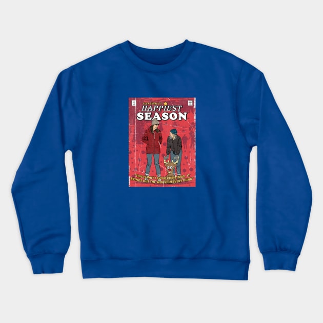 Happiest Holiday Season Crewneck Sweatshirt by sunarya